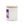 Burning LOVE in purple - Frosted Glass Candle — 11oz Scented Candle